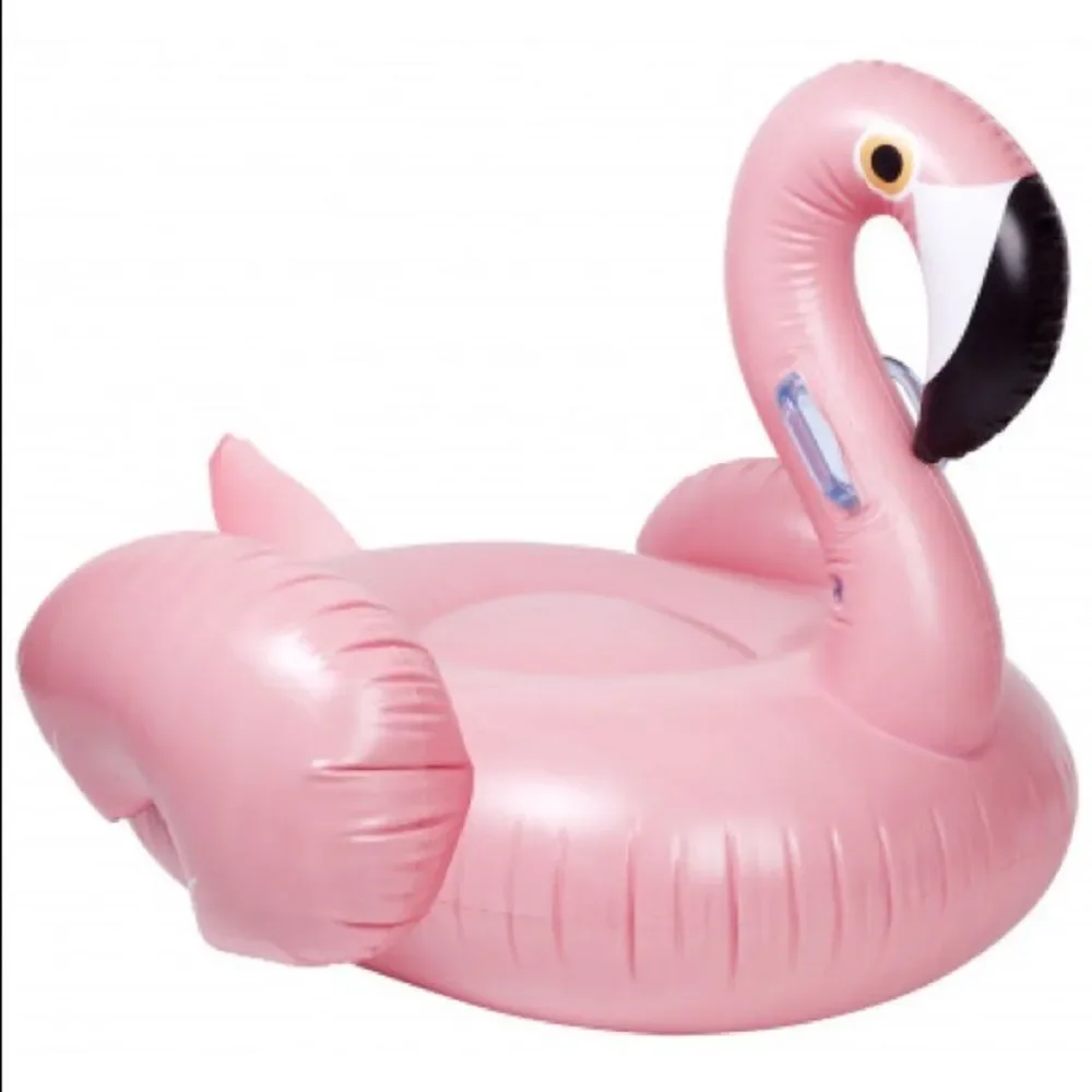 SUNNYLIFE FLAMINGO LUXE RIDE-ON POOL FLOAT BLOW UP